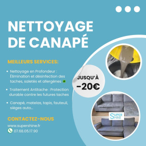 Photo de galerie - Nettoyage professionnel du canapé