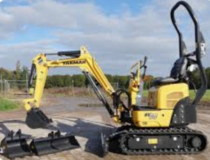 Photo de galerie - Location à la journée 150ht
micro pelle 1t  70cm de large +3 godets
caution demandée 
tarif de livraison selon distance 