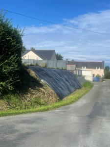 Photo de galerie - Pose d’une bâche 