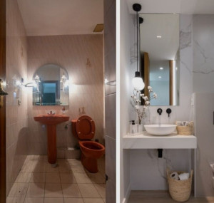 Photo de galerie - Reforma integral de baño. sustitución de sanitarios, modernización de revestimientos