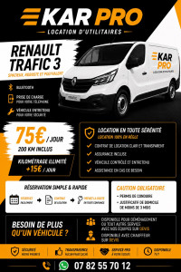 Photo de galerie - Location Renault Trafic 3 à Thonon et alentours. Idéal pour déménagement, meubles, électroménager et objets volumineux. Véhicule propre et entretenu.