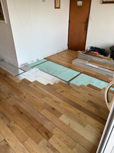 Photo de galerie - Réparation parquet massif 