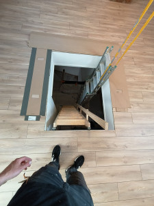 Photo de galerie - Pose de parquet et d'un escalier 