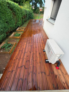 Photo de galerie - Création d’une terrasse bois d’environ 100m2 