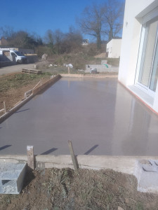 Photo de galerie - Dalle terrasse 