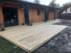 Photo de galerie - Terrasse en pin US