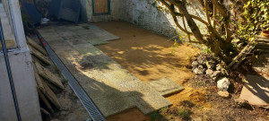 Photo de galerie - Terrasse en cours de réalisation 