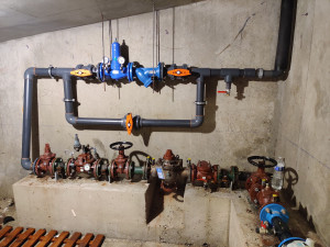 Photo de galerie - Rénovation arrivée d'eau immeuble pvc pression