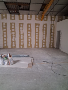 Photo de galerie - Bandes et enduit 