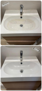 Photo de galerie - Nettoyage de lavabo