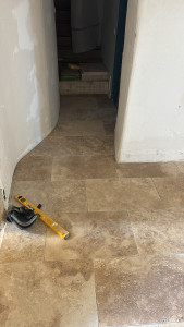 Photo de galerie - Pose de TRAVERTIN 