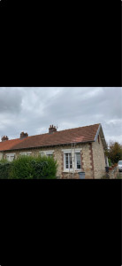 Photo de galerie - échantillon de produit sur la toiture et celle de à côté déjà étais faite en vois la différence 