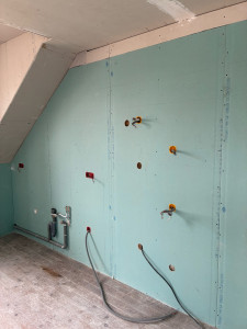 Photo de galerie - Pose de bandes 