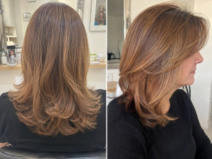 Photo de galerie - Couleur + coupe brushing 
