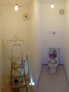 Photo de galerie - Rénovation dune toilette 