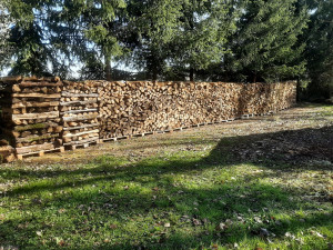 Photo de galerie - Rangement de bois. 