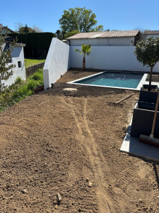 Photo de galerie - Réalisation d’un gazon 