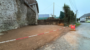 Photo de galerie - Terrassement place parking, avec mise en place groue 