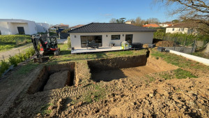 Photo de galerie - Terrassement piscine 