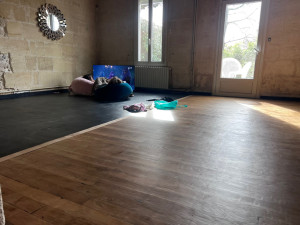 Photo de galerie - Rénovation d’un parquet 