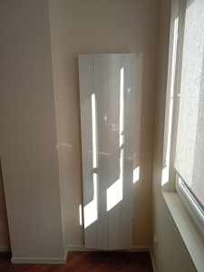 Photo de galerie - Pose de radiateur vertical atlantic