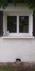 Photo de galerie - Fenêtres en rénovation, PVC double vitrage.
Aucune détérioration intérieure, préservation de la surface vitrée.