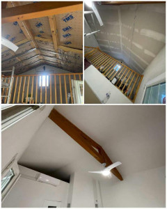 Photo de galerie - Isolation,placoplatre et peinture.