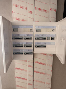 Photo de galerie - Réalisation complet de l’électricité, Maison neuve