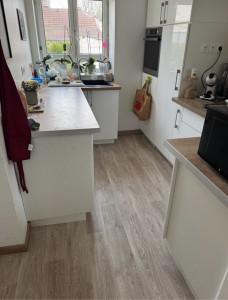 Photo de galerie - Pose de parquet - Revêtement de sol