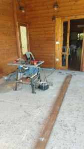 Photo de galerie - Pose de bardage bois sur construction existante 