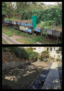 Photo de galerie - Nettoyage d'un jardin. Évacuation, Nettoyage karcher.