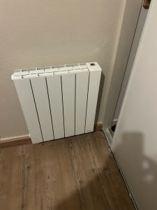 Photo de galerie - Pose de radiateur électrique 