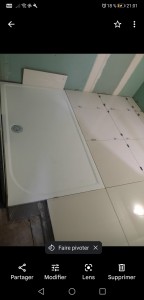 Photo de galerie - Pose receveur douce integré au carrelage