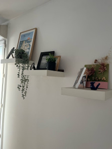 Photo de galerie - Voici une pose d’étagères effectuée par mes soins. 