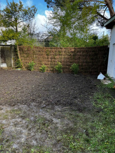 Photo de galerie - Plantation de laurier rose et pause de brande 