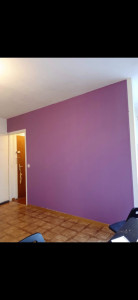Photo de galerie - Murs peint en finition violet lila 