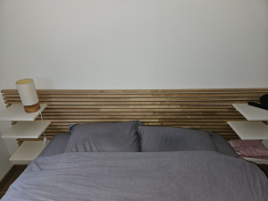 Photo de galerie - Installation tête de lit