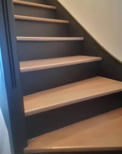 Photo de galerie - Rénovation et peinture escalier 