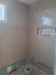 Photo de galerie - Salle de bains  carrelage