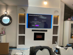 Photo de galerie - Création de meubles tv en placo 