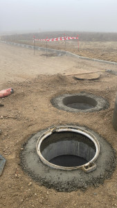 Photo de galerie - Mise à la côte des regards pluviales et use