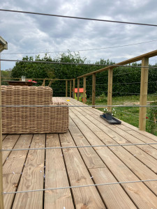 Photo de galerie - Création et pose d’un garde corps 