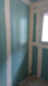 Photo de galerie - Rénovation salle de bain en plaque Ba13