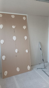 Photo de galerie - Placo coller pour doublage 