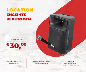 Photo de galerie - Location enceinte Bluetooth 
