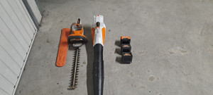 Photo de galerie - Je louer le souffleur et ld taille hais stilh sur batterrie ak