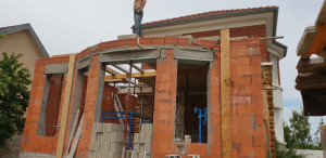 Photo de galerie - Construction maison briques isolantes