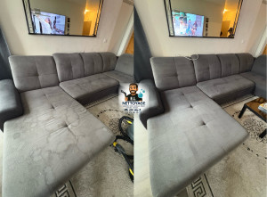 Photo de galerie - Nettoyage canapé