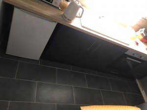 Photo de galerie - Pose de carrelage en cuisine 