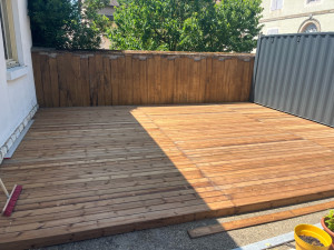 Photo de galerie - Fabrication terrasse 